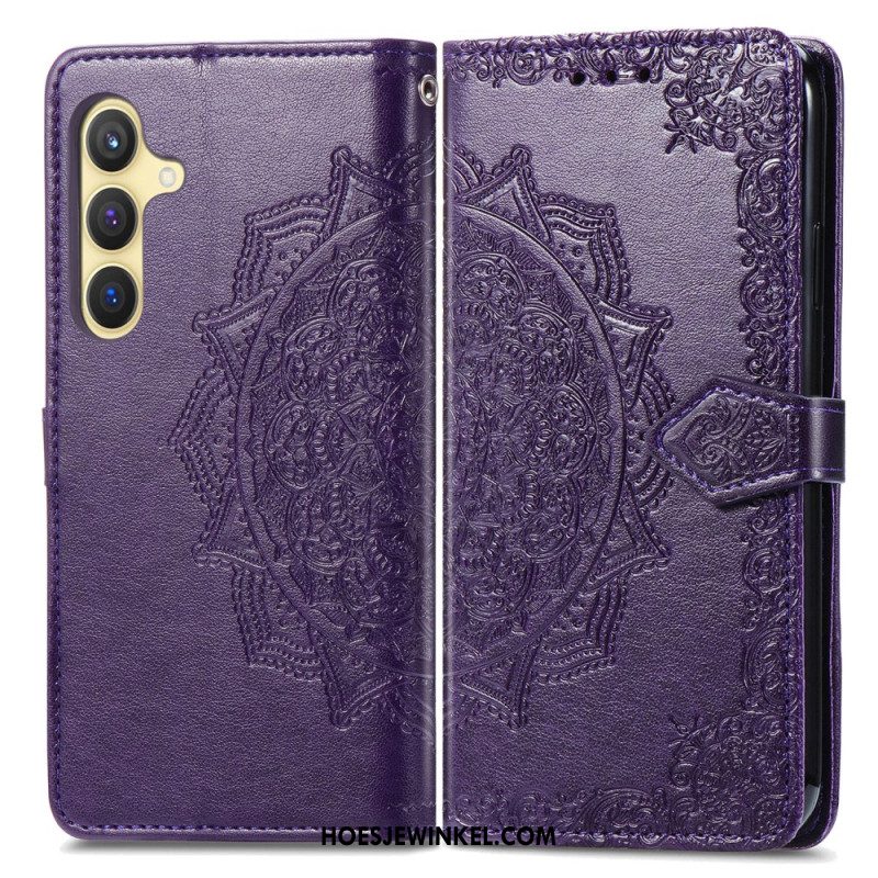 Folio-hoesje Samsung Galaxy S25 5g Barok Mandala Koord