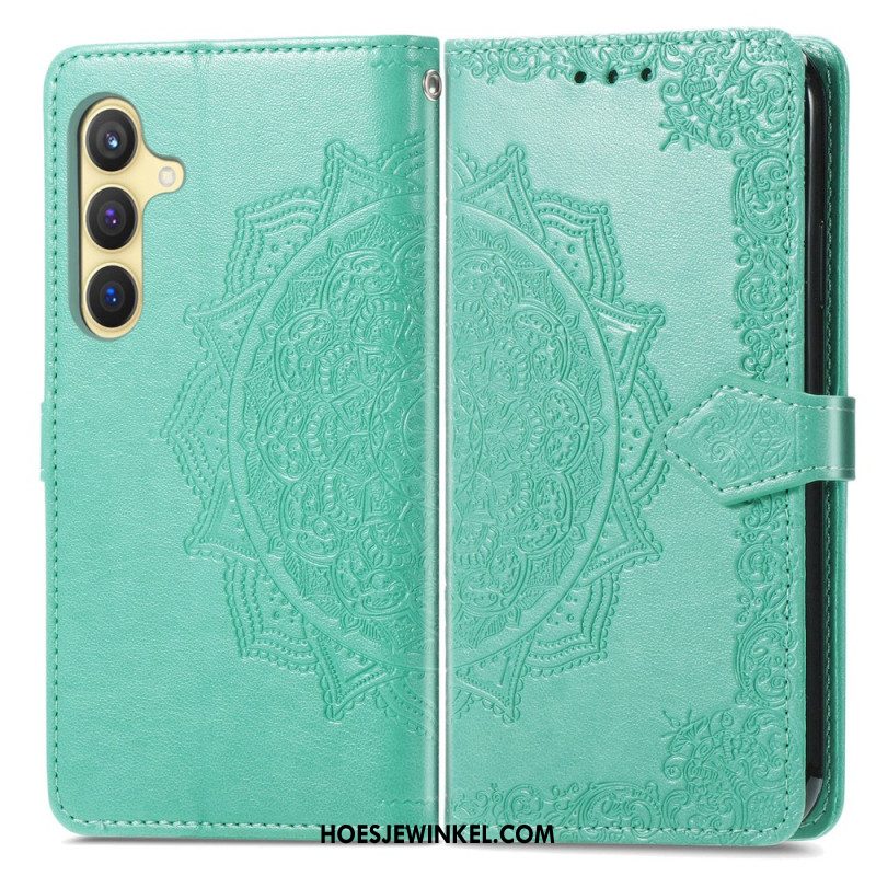 Folio-hoesje Samsung Galaxy S25 5g Barok Mandala Koord