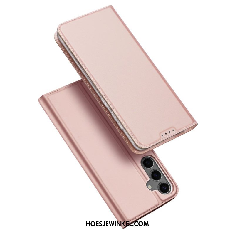 Folio-hoesje Samsung Galaxy S25 5g Dux Ducis Pro Series Skin