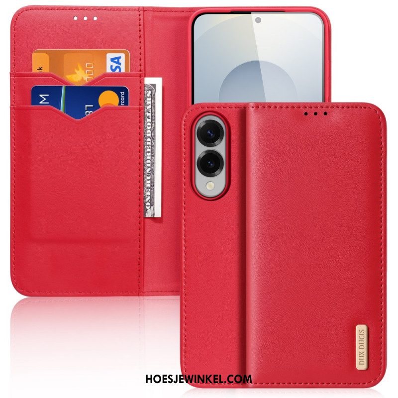 Folio-hoesje Samsung Galaxy S25 5g Edge Hivo-serie Dux Ducis