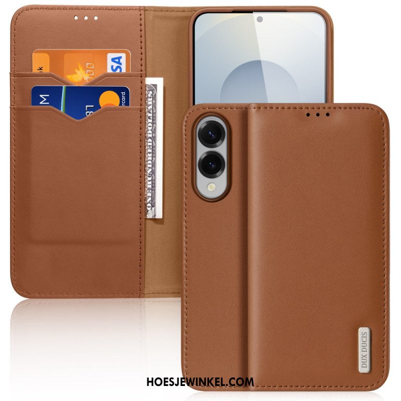 Folio-hoesje Samsung Galaxy S25 5g Edge Hivo-serie Dux Ducis