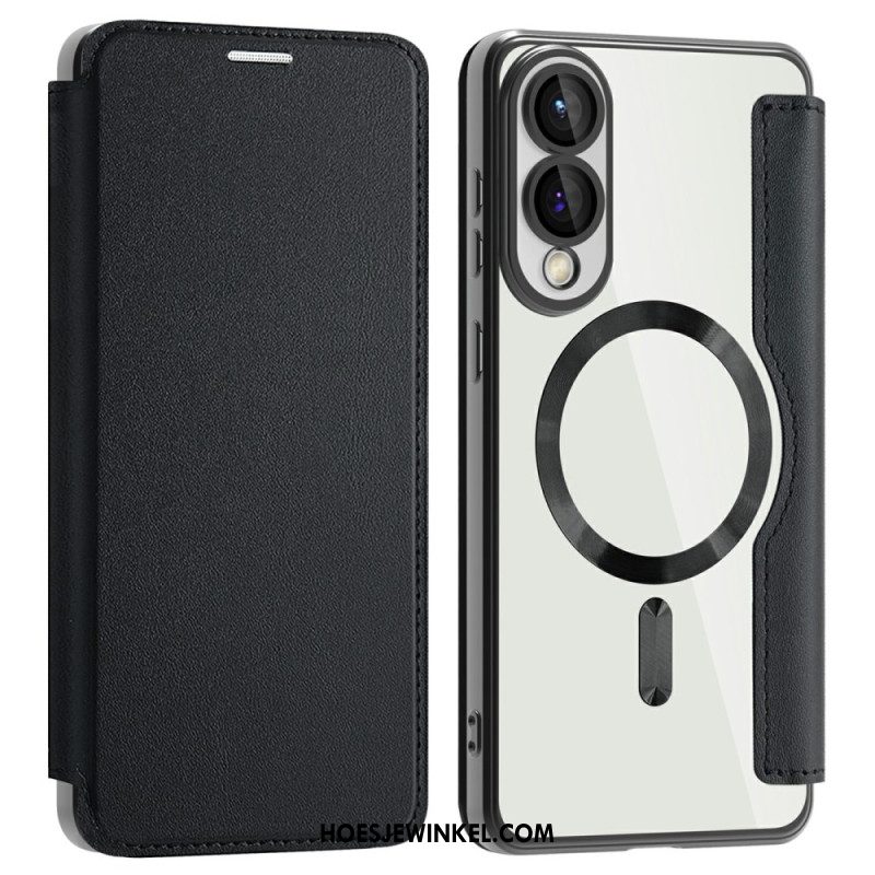 Folio-hoesje Samsung Galaxy S25 5g Edge Magsafe-compatibel Met Rfid-blokkering Bescherming Hoesje