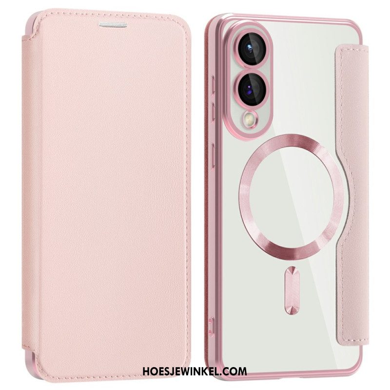 Folio-hoesje Samsung Galaxy S25 5g Edge Magsafe-compatibel Met Rfid-blokkering Bescherming Hoesje