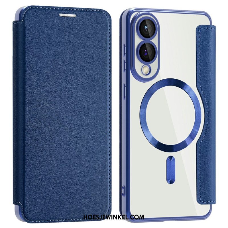 Folio-hoesje Samsung Galaxy S25 5g Edge Magsafe-compatibel Met Rfid-blokkering Bescherming Hoesje