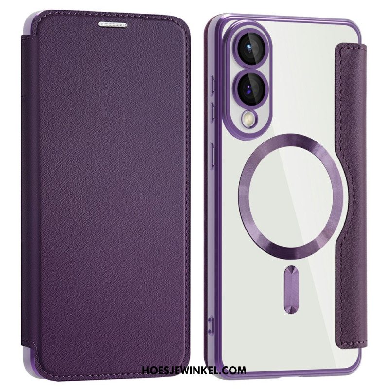 Folio-hoesje Samsung Galaxy S25 5g Edge Magsafe-compatibel Met Rfid-blokkering Bescherming Hoesje