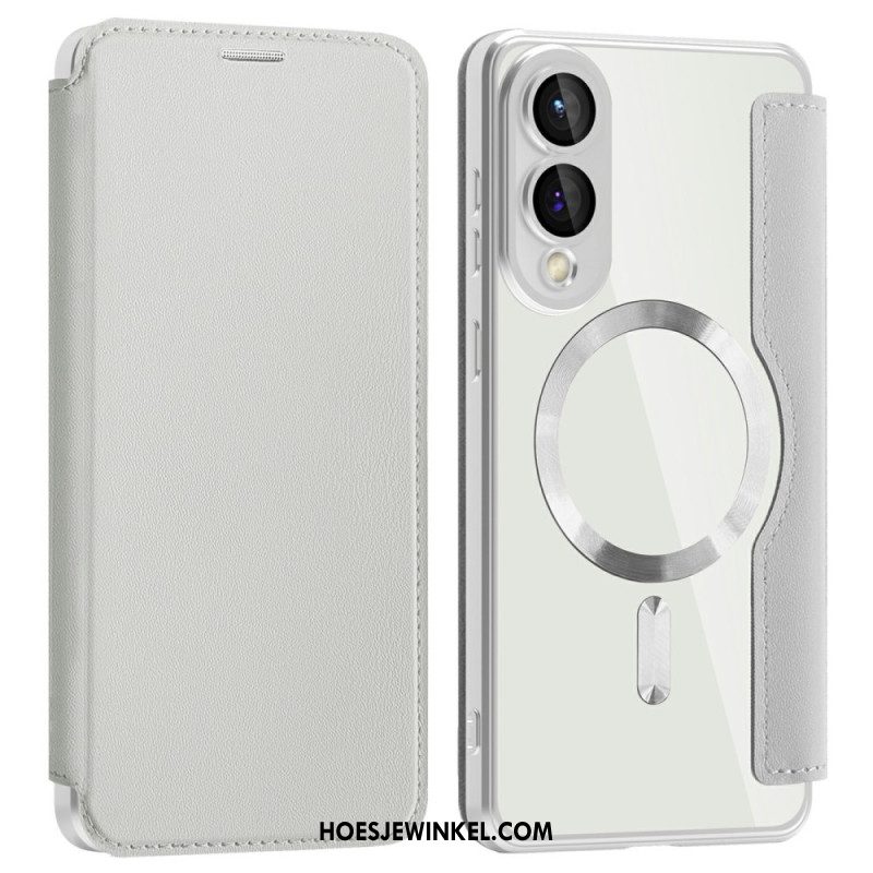 Folio-hoesje Samsung Galaxy S25 5g Edge Magsafe-compatibel Met Rfid-blokkering Bescherming Hoesje