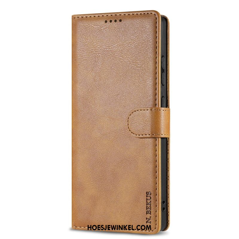 Folio-hoesje Samsung Galaxy S25 5g Edge Telefoonhoesje N.bekus Vintage Stijl