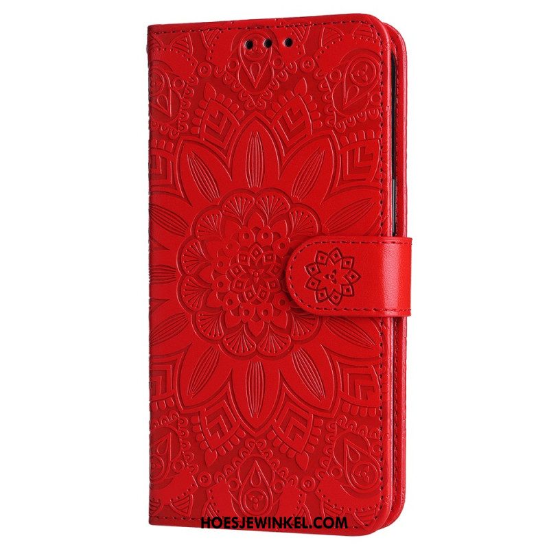 Folio-hoesje Samsung Galaxy S25 5g Edge Zonnebloempatroon