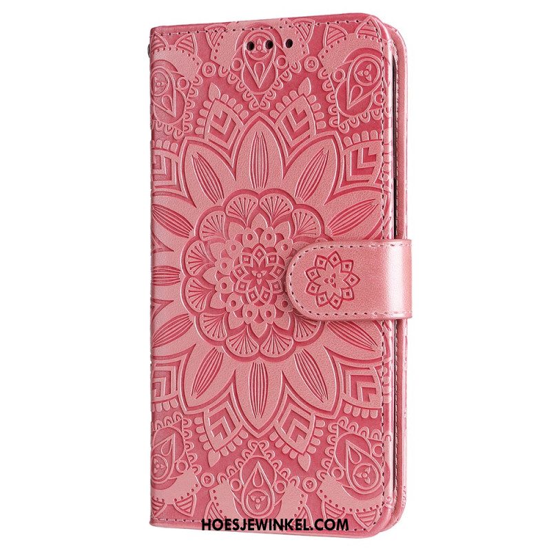 Folio-hoesje Samsung Galaxy S25 5g Edge Zonnebloempatroon