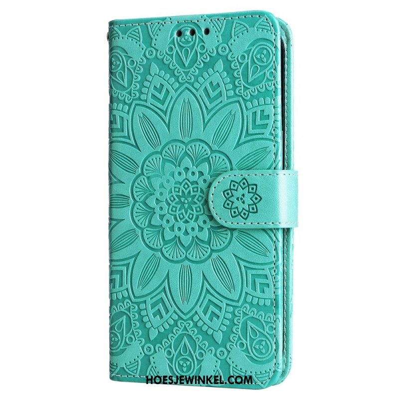 Folio-hoesje Samsung Galaxy S25 5g Edge Zonnebloempatroon