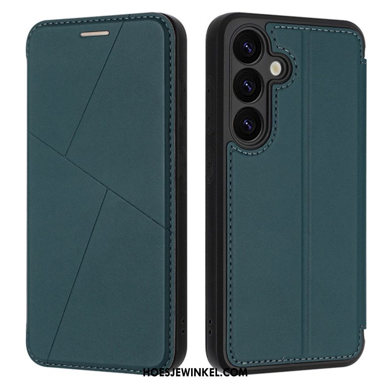 Folio-hoesje Samsung Galaxy S25 5g Magnetische Sluiting En Kaartsleuven