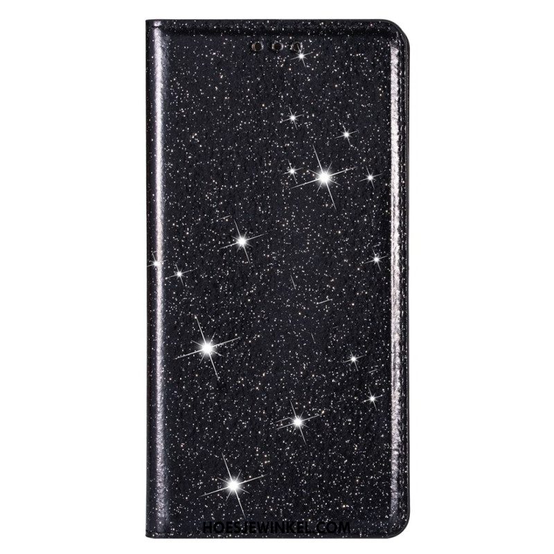 Folio-hoesje Samsung Galaxy S25 5g Pailletten Bescherming Hoesje