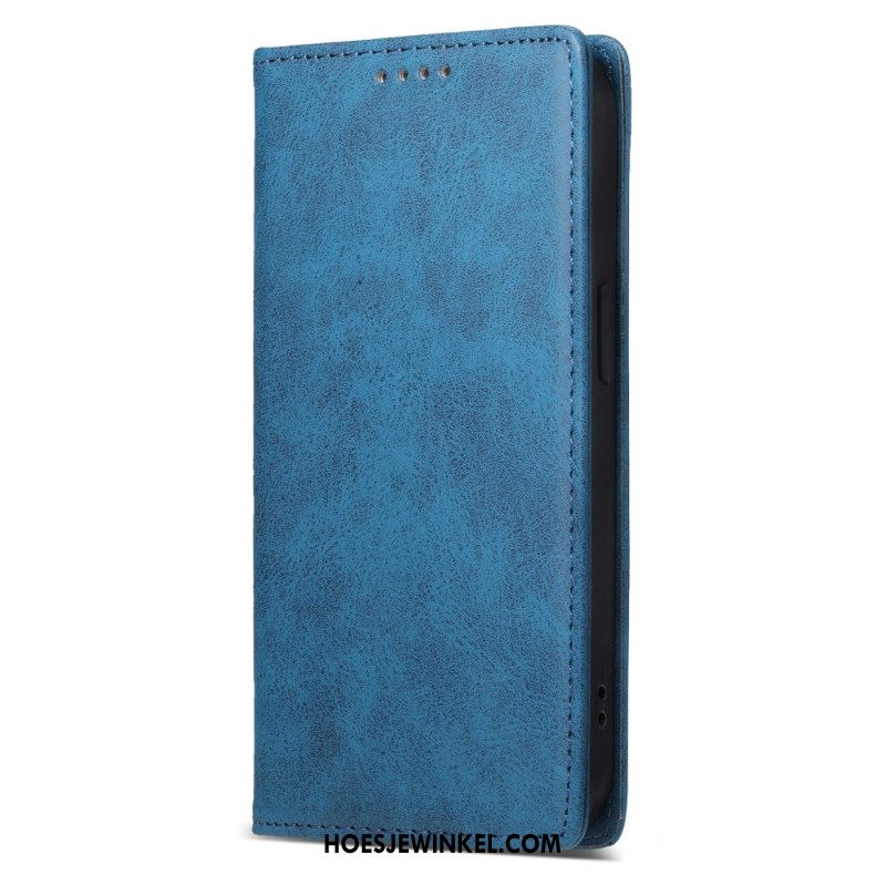 Folio-hoesje Samsung Galaxy S25 5g Rfid-blokkerend Lederlook