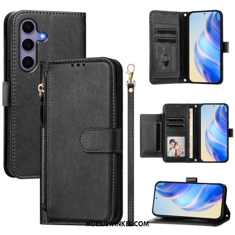 Folio-hoesje Samsung Galaxy S25 5g Telefoonhoesje Portemonnee