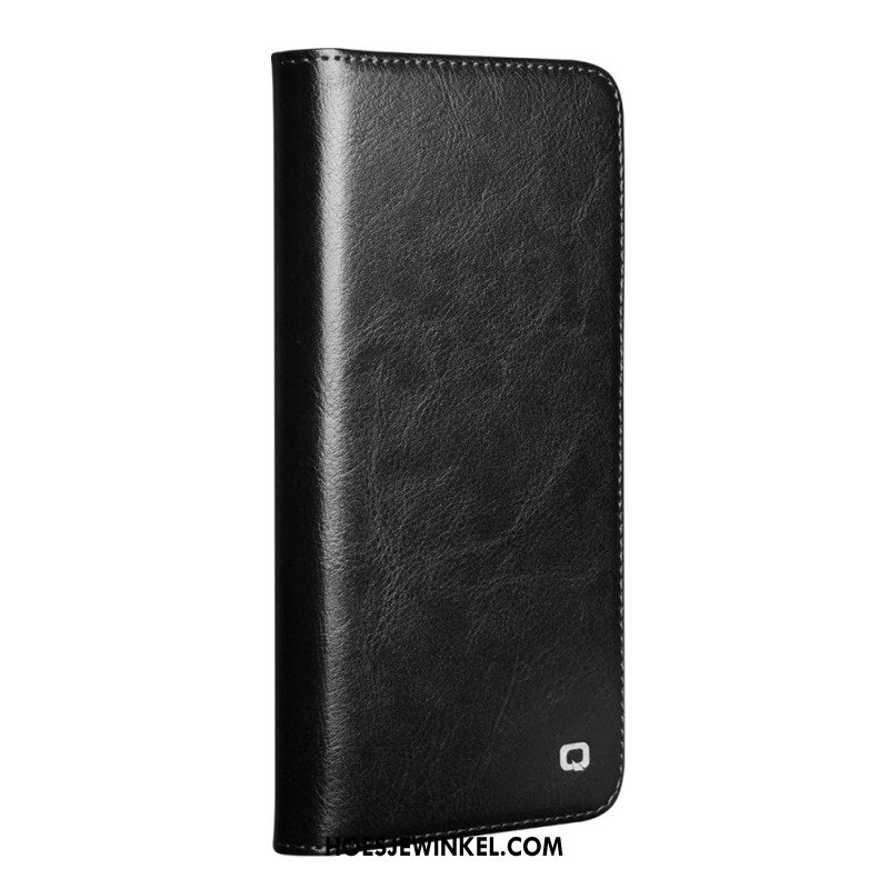 Folio-hoesje Samsung Galaxy S25 Fe Qialino Leer Bescherming Hoesje