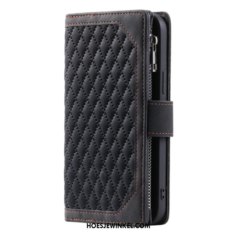 Folio-hoesje Samsung Galaxy S25 Plus 5g Gewatteerde Portemonnee