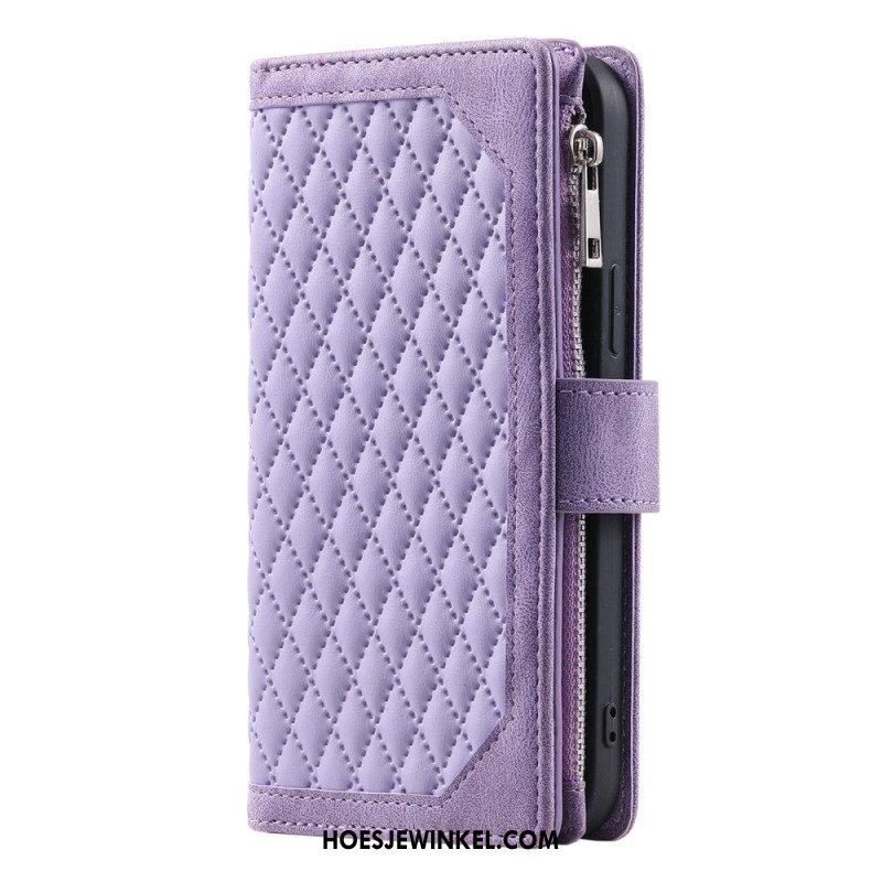 Folio-hoesje Samsung Galaxy S25 Plus 5g Gewatteerde Portemonnee