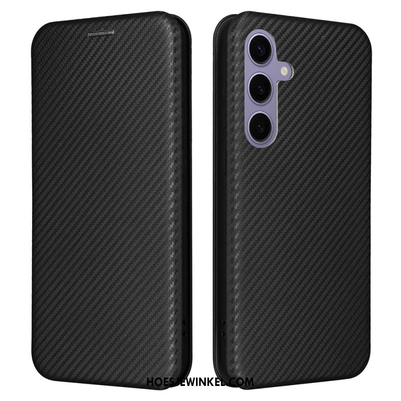 Folio-hoesje Samsung Galaxy S25 Plus 5g Koolstofvezel
