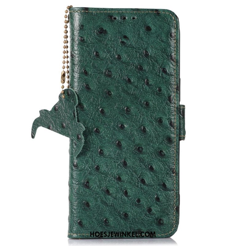 Folio-hoesje Samsung Galaxy S25 Ultra 5g Telefoonhoesje Echt Leer Met Rfid-blokkering