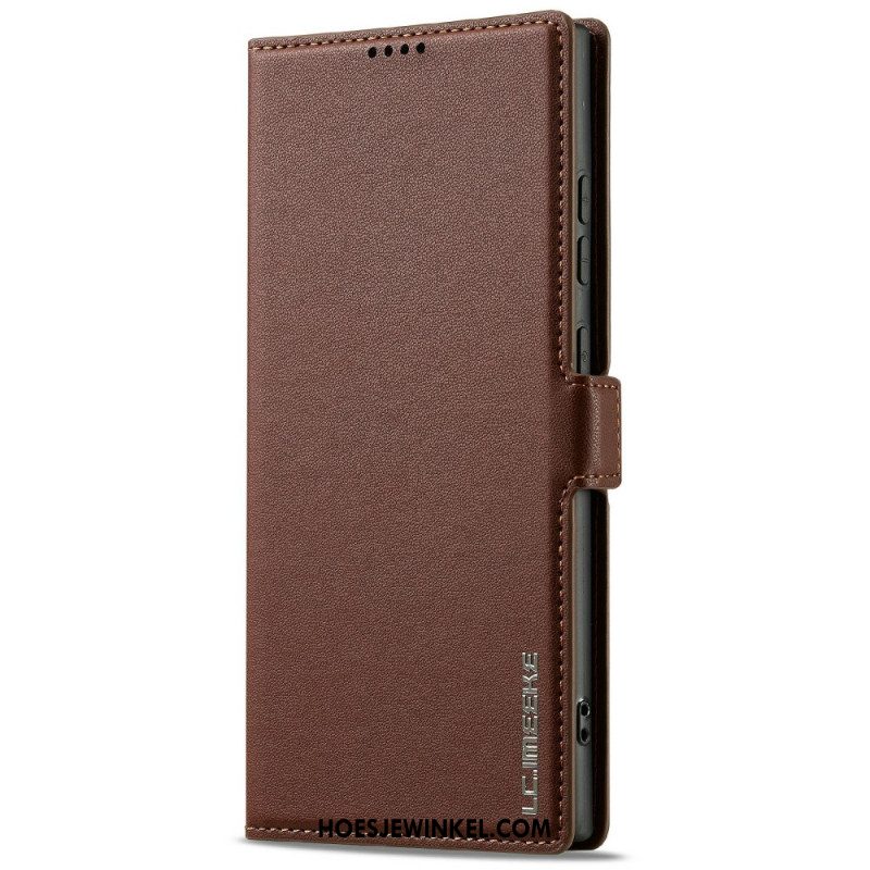 Folio-hoesje Samsung Galaxy S25 Ultra 5g Telefoonhoesje Klassieke Lc.imeeke