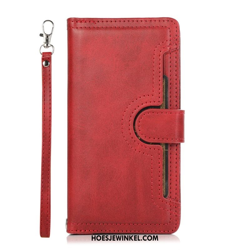 Folio-hoesje Samsung Galaxy S26 Magnetische Portemonnee En Koord