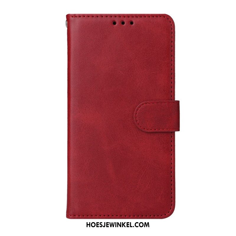 Folio-hoesje Samsung Galaxy S26 Plus Telefoonhoesje Effen Kunstleer