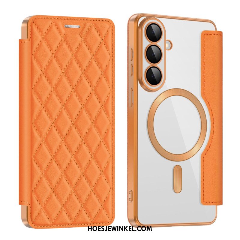 Folio-hoesje Samsung Galaxy S26 Rfid-kaarthouder En Gewatteerde Lensbeschermer Bescherming Hoesje