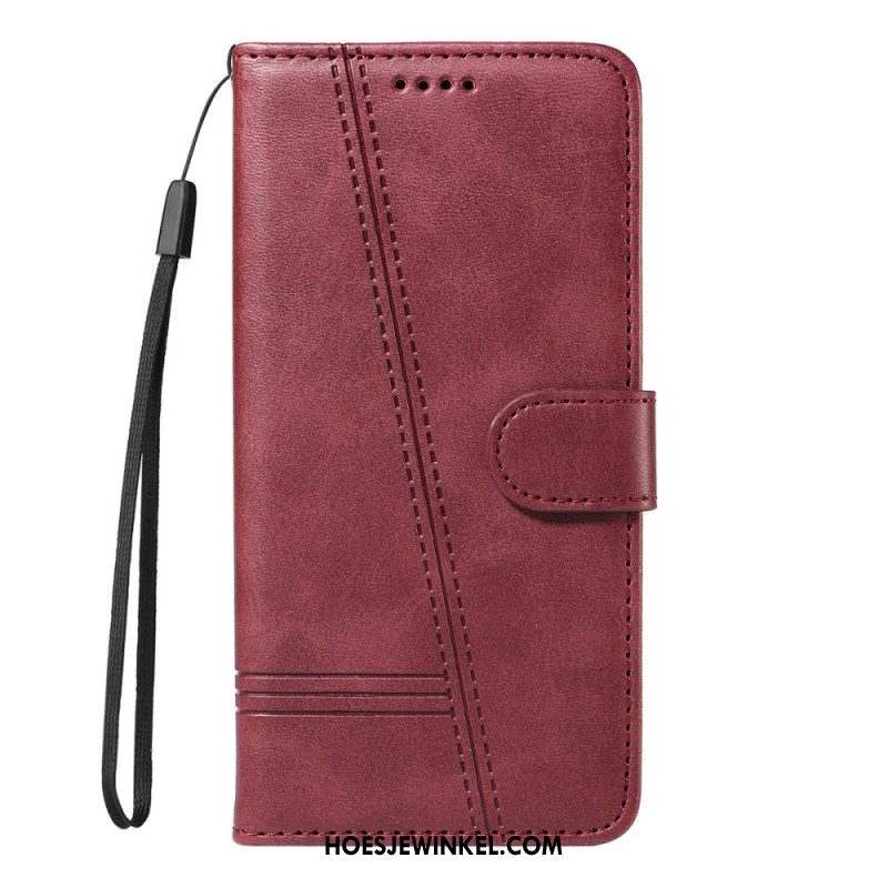 Folio-hoesje Samsung Galaxy S26 Telefoonhoesje T-design Lijnen