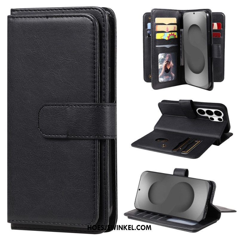 Folio-hoesje Samsung Galaxy S26 Ultra Telefoonhoesje Kaarthouder Voor 10 Kaarten