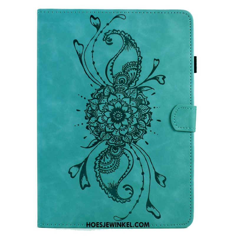 Folio-hoesje Samsung Galaxy Tab S11 Telefoonhoesje Mandala Met Suède-effect