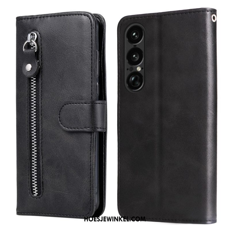 Folio-hoesje Sony Xperia 1 Vii Portemonneetje