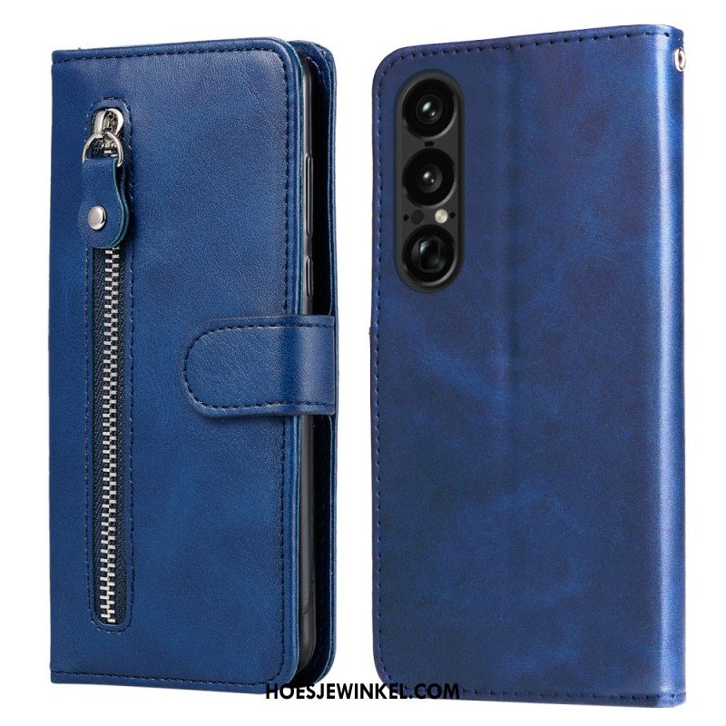 Folio-hoesje Sony Xperia 1 Vii Portemonneetje