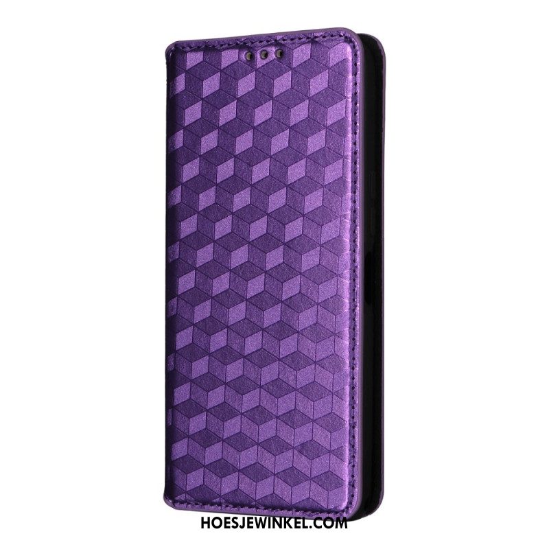 Folio-hoesje Sony Xperia 1 Vii Telefoonhoesje 3d-diamanten