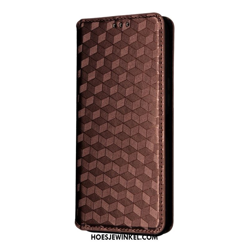 Folio-hoesje Sony Xperia 1 Vii Telefoonhoesje 3d-diamanten
