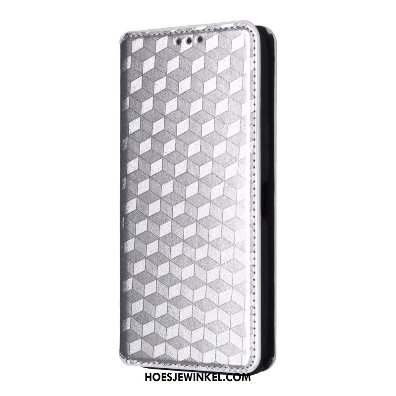 Folio-hoesje Sony Xperia 1 Vii Telefoonhoesje 3d-diamanten