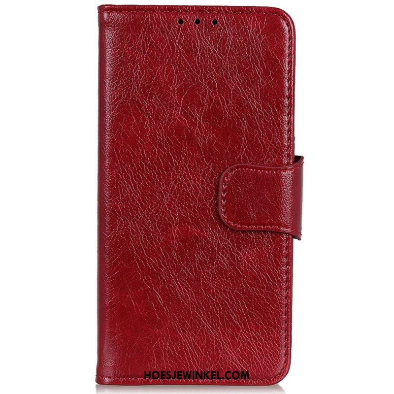 Folio-hoesje Sony Xperia 1 Vii Telefoonhoesje Nappa-textuur