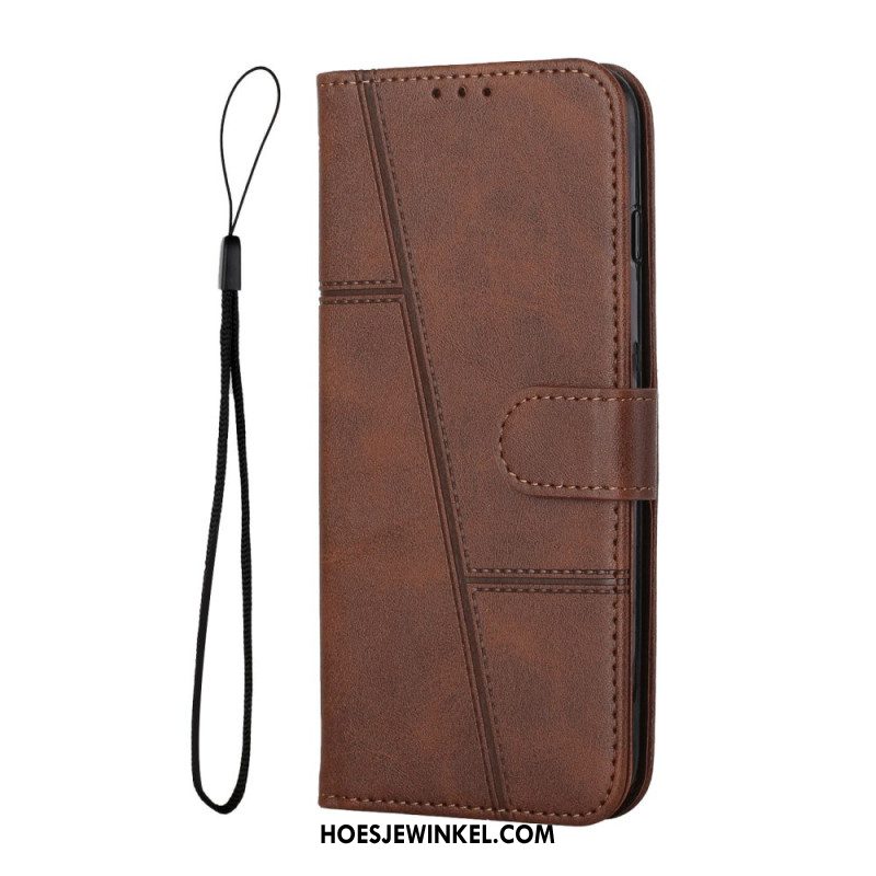 Folio-hoesje Sony Xperia 1 Vii Telefoonhoesje Zakelijk Stijl