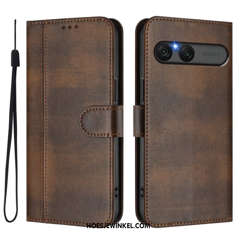 Folio-hoesje Sony Xperia 10 Vii Retrostijl