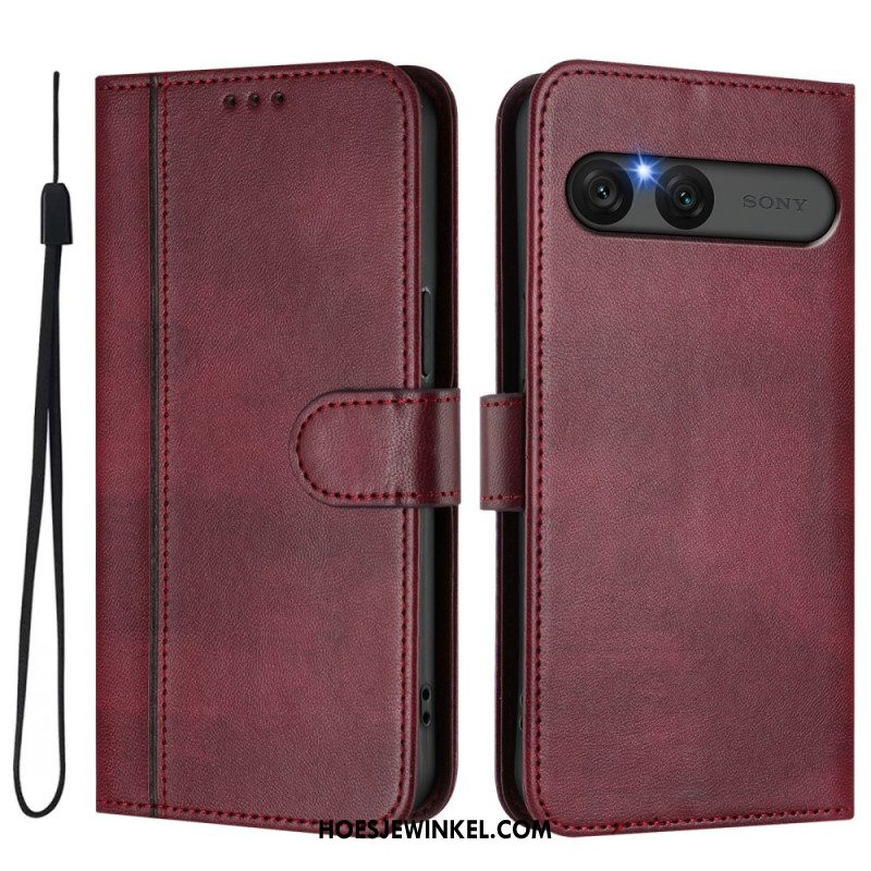 Folio-hoesje Sony Xperia 10 Vii Retrostijl