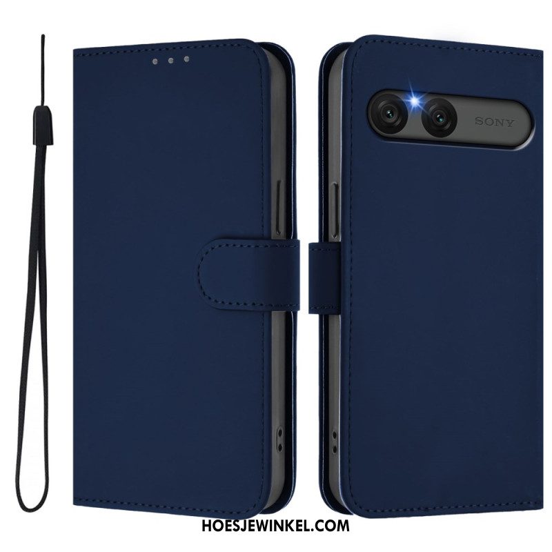 Folio-hoesje Sony Xperia 10 Vii Telefoonhoesje Kunstleer