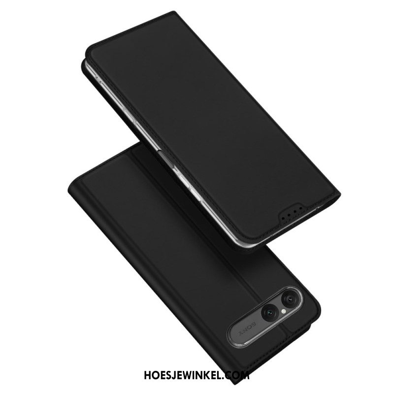 Folio-hoesje Sony Xperia 10 Vii Telefoonhoesje Skin Pro Series Dux Ducis