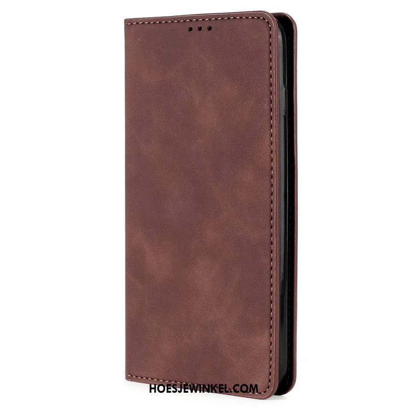 Folio-hoesje Voor Oneplus 12 5g Suède Stijl