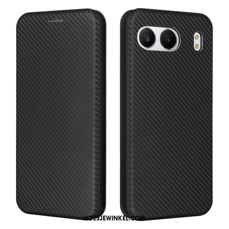 Folio-hoesje Voor Oneplus Nord 4 Carbon Vezel