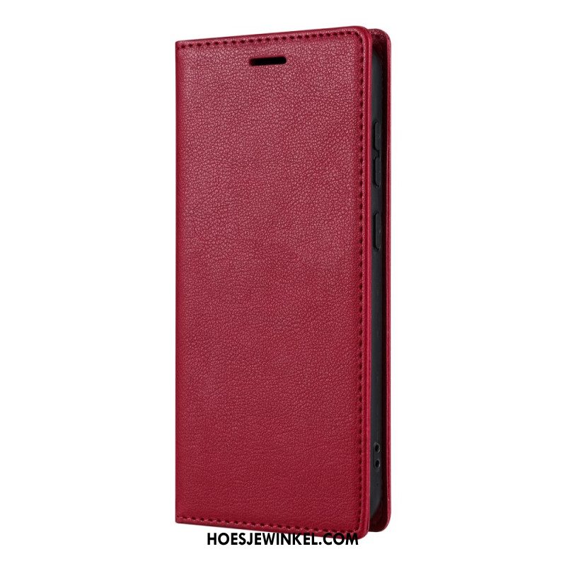 Folio-hoesje Voor Samsung Galaxy S26 Magnetische Sluiting Met Leerlook