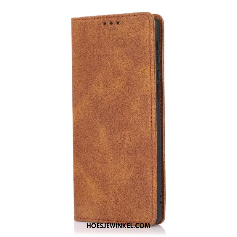 Folio-hoesje Voor Samsung Galaxy S26 Suède-effect