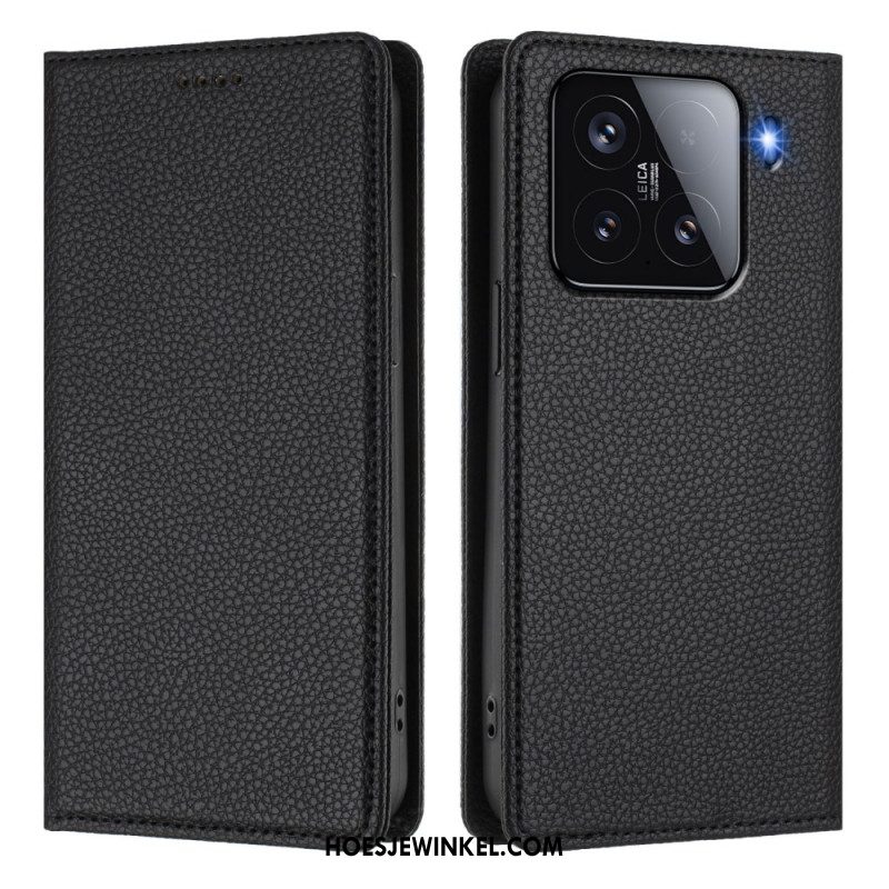 Folio-hoesje Voor Xiaomi 15 Rfid-blokkerend Leer-effect