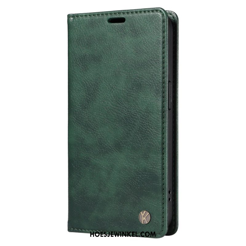 Folio-hoesje Voor Xiaomi 15 Yikatu Vintage-stijl