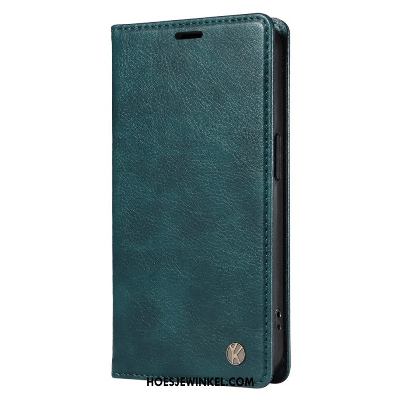 Folio-hoesje Voor Xiaomi 15 Yikatu Vintage-stijl