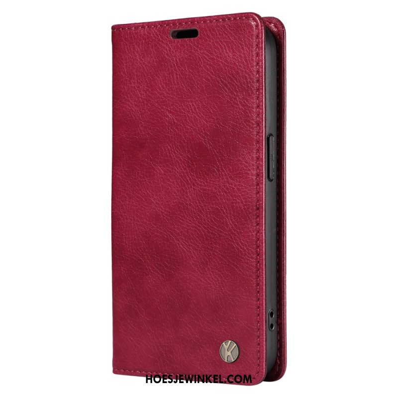 Folio-hoesje Voor Xiaomi 15 Yikatu Vintage-stijl