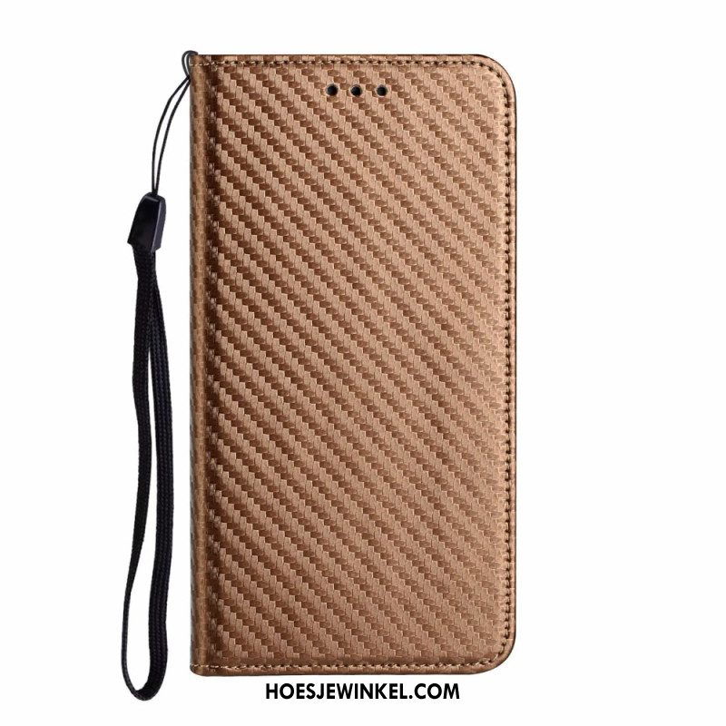 Folio-hoesje Voor Xiaomi 15t Koolstofvezel